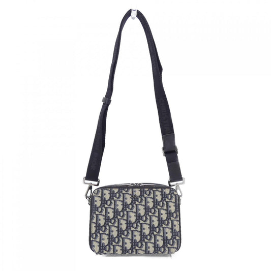 Dior Strap Zip Pouch Oblique Jacquard Bag