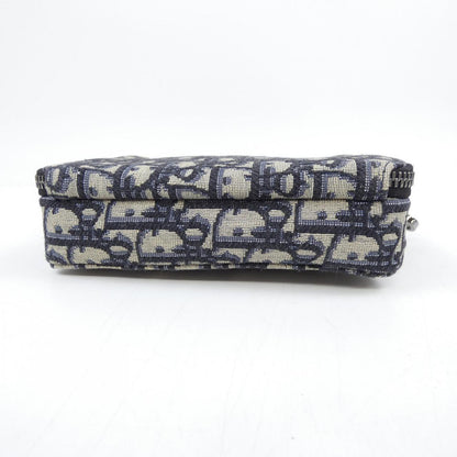 Dior Strap Zip Pouch Oblique Jacquard Bag