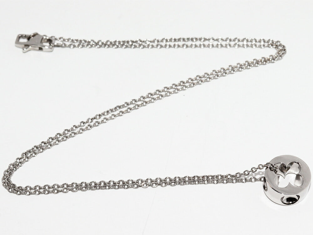 Louis Vuitton Empreinte K18WG Diamond Pendant Necklace