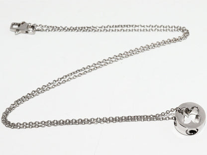 Louis Vuitton Empreinte K18WG Diamond Pendant Necklace