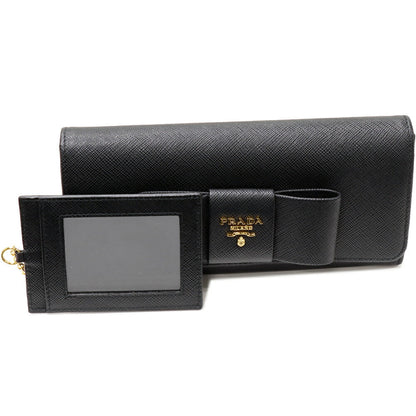 Prada Saffiano Fiocco Calf 2way Long Wallet 1MH132