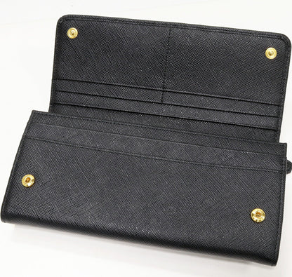 Prada Saffiano Fiocco Calf 2way Long Wallet 1MH132