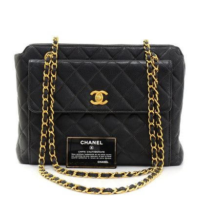 Chanel Caviar Leather Tote Bag