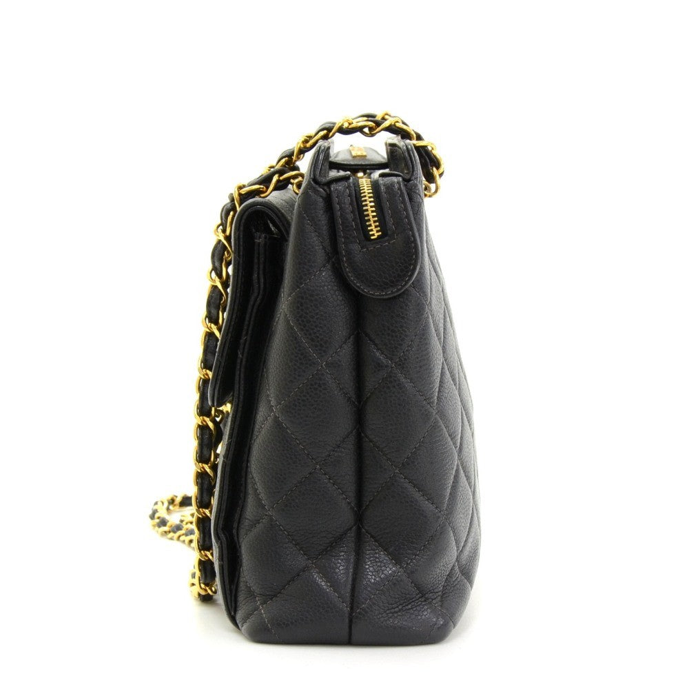 Chanel Caviar Leather Tote Bag