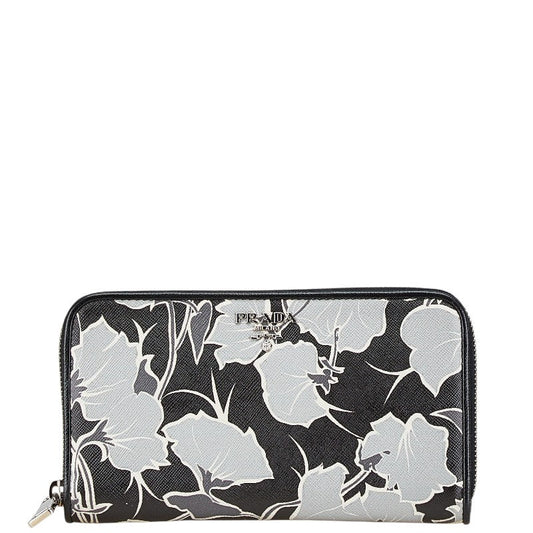 Prada Saffiano Leather Long Wallet