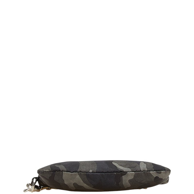 Prada Camouflage Nylon Leather Coin Case