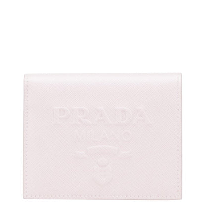 Prada Embossed Logo Saffiano Wallet