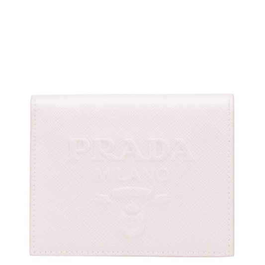 Prada Embossed Logo Saffiano Wallet