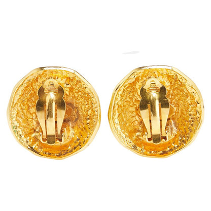 Chanel Coco Mark Cambon Shield Earrings