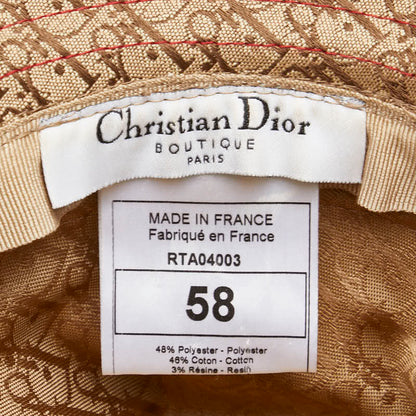 Dior Trotter Rasta Dior logo Cotton Polyester Bucket Hat