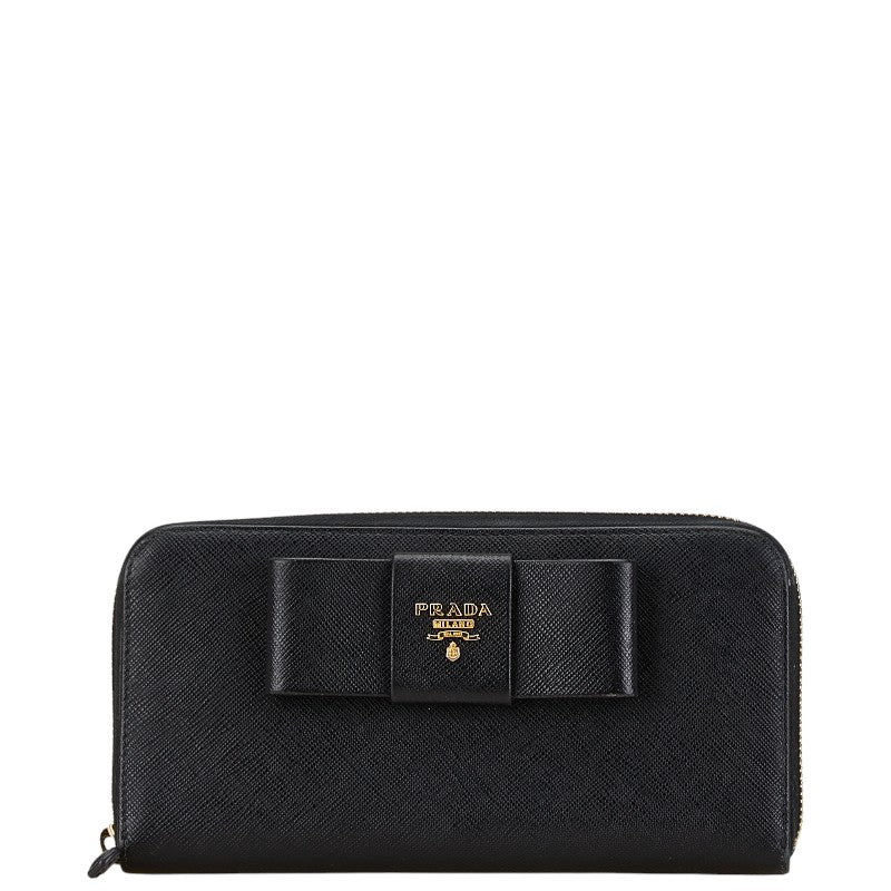Prada Ribbon Saffiano Long Wallet