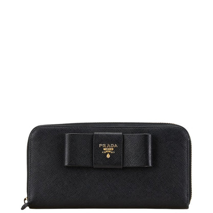 Prada Ribbon Saffiano Long Wallet