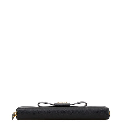 Prada Ribbon Saffiano Long Wallet