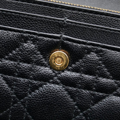 Dior Cannage Leather Long Wallet