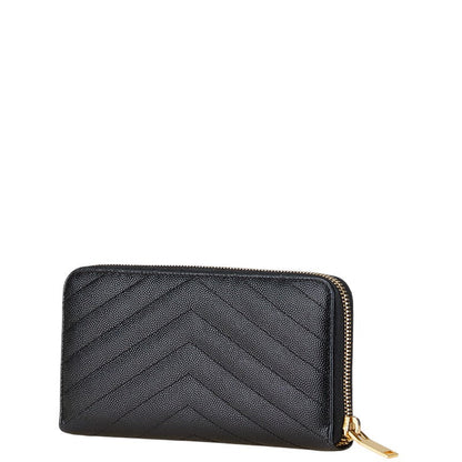 Saint Laurent Cassandra Leather Long Wallet