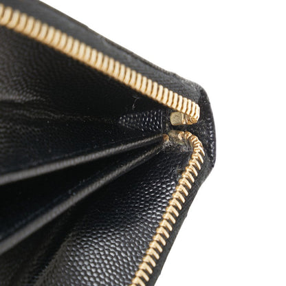 Saint Laurent Cassandra Leather Long Wallet