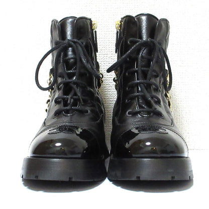 Chanel Matelassé Leather Short Boots