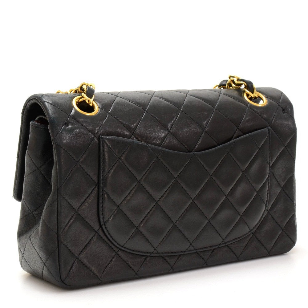 Chanel Double Flap Quilted Leather Bag