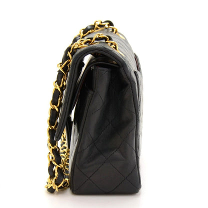 Chanel Double Flap Quilted Leather Bag