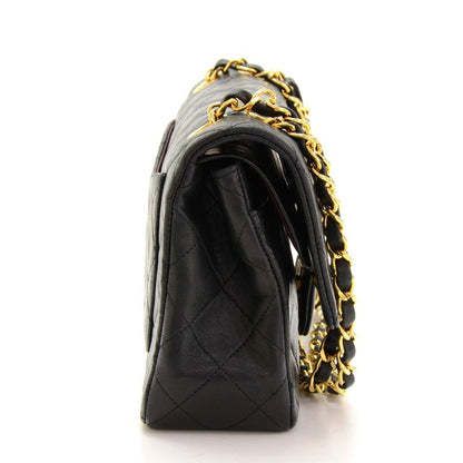Chanel Double Flap Quilted Leather Bag