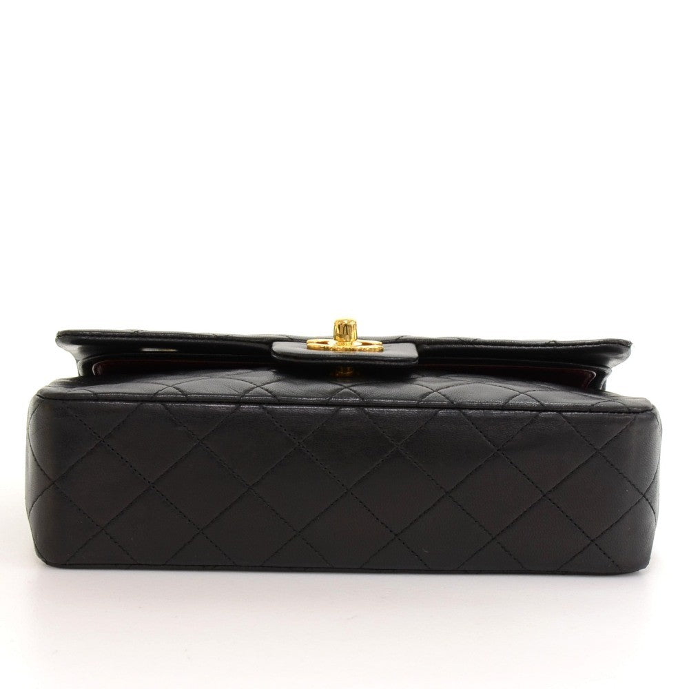 Chanel Double Flap Quilted Leather Bag