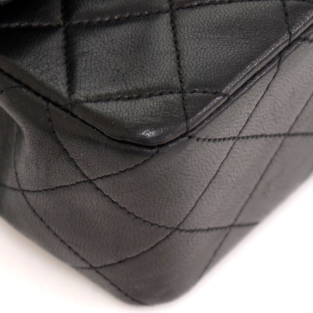 Chanel Double Flap Quilted Leather Bag
