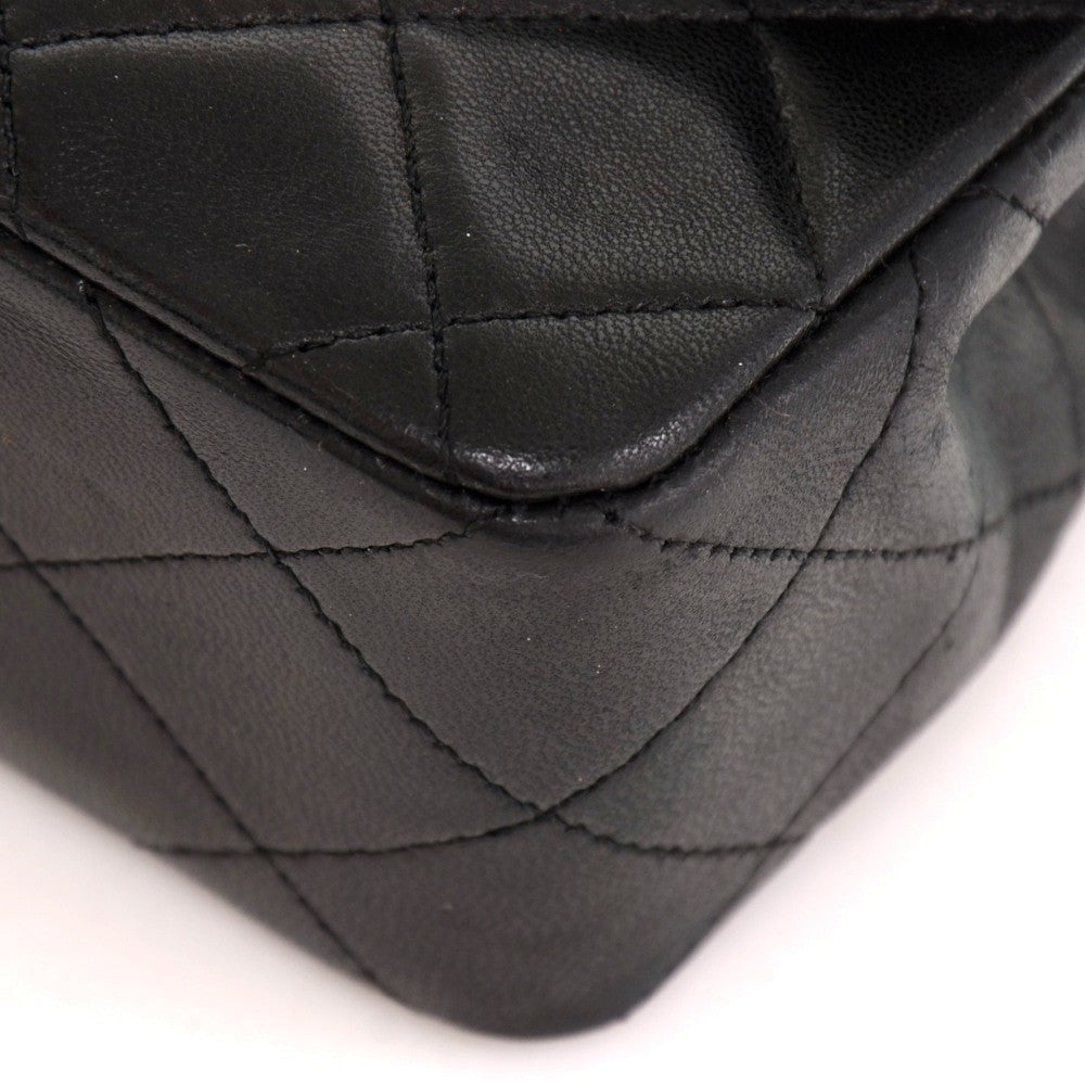 Chanel Double Flap Quilted Leather Bag