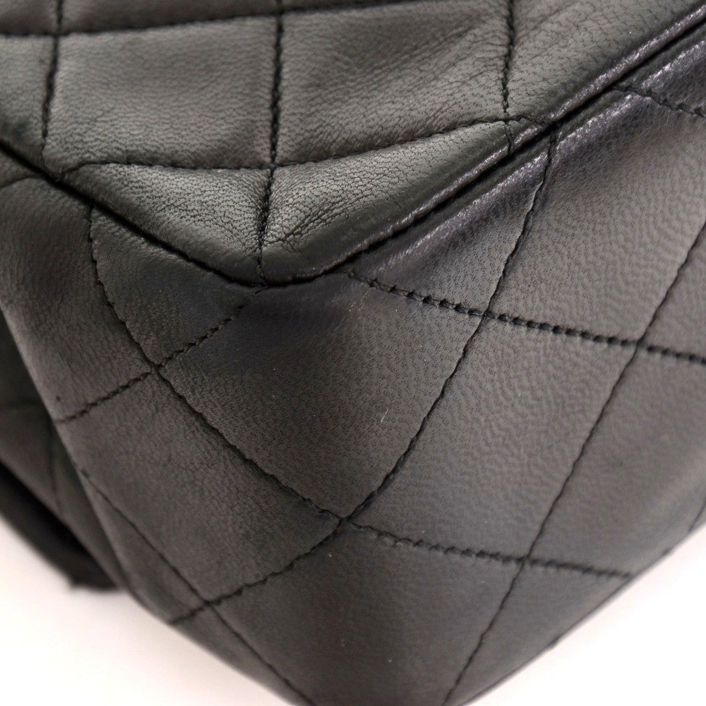 Chanel Double Flap Quilted Leather Bag
