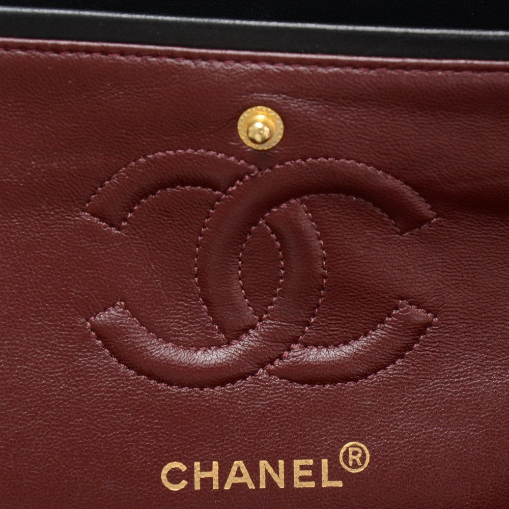 Chanel Double Flap Quilted Leather Bag