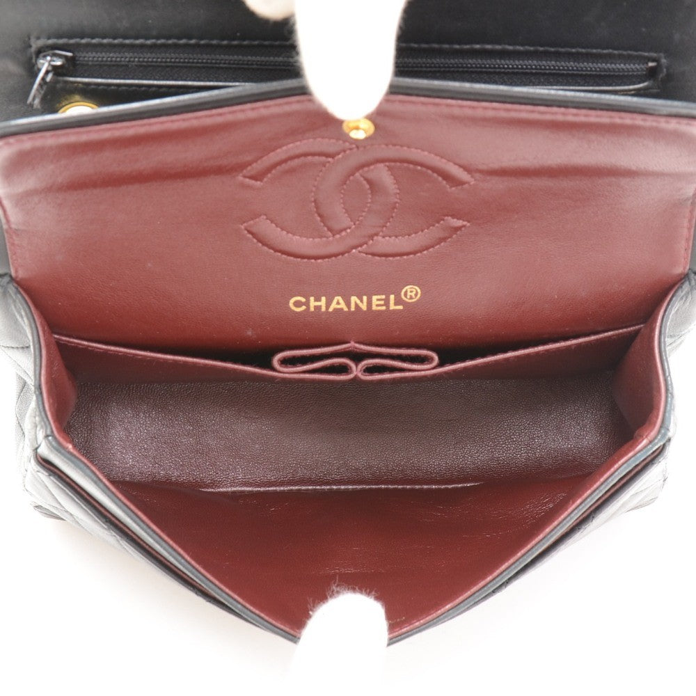 Chanel Double Flap Quilted Leather Bag