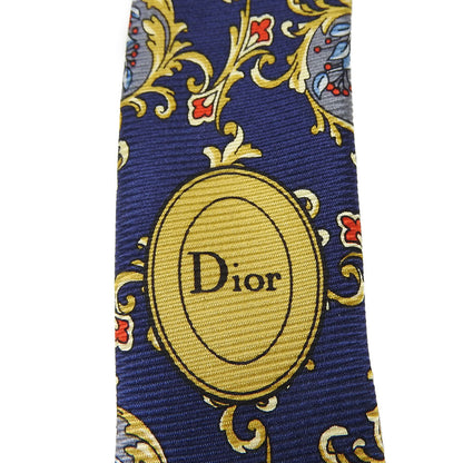 Christian Dior Silk Tie Navy