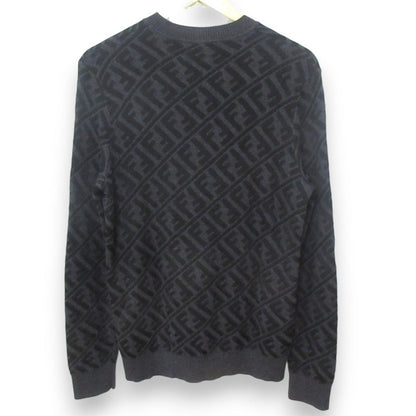 Fendi Zucca Jacquard Wool Knit