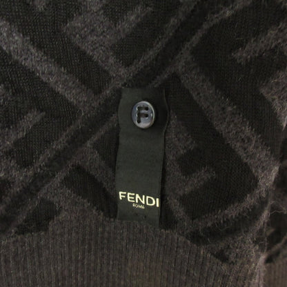 Fendi Zucca Jacquard Wool Knit