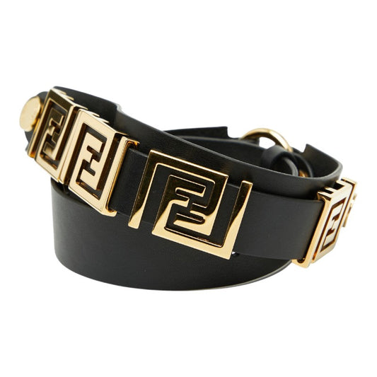 Fendi FF Logo Leather Belt