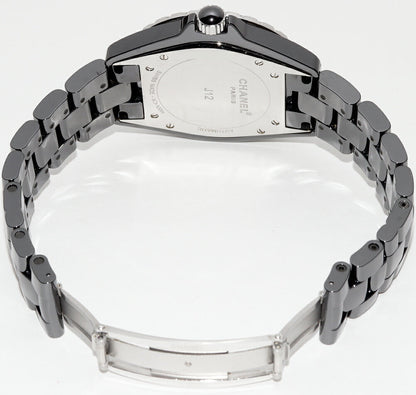 Chanel Black Ceramic J12 Watch H2014