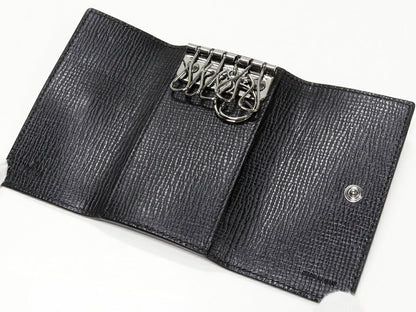 Fendi PVC Canvas 6 Key Case Black 8AP079 00VRE F0XB8
