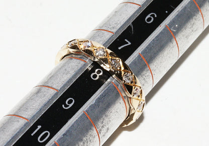 Chanel 18K Yellow Gold Coco Crush Ring J11872 Size 7.5