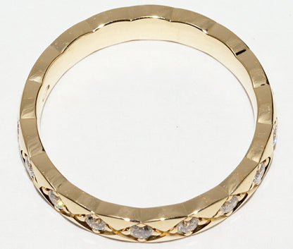 Chanel 18K Yellow Gold Coco Crush Ring J11872 Size 7.5