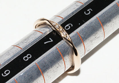 Chanel K18PG Camelia Collection Ring J10836