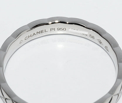 Chanel Coco Crush Pt950 Ring Size 17