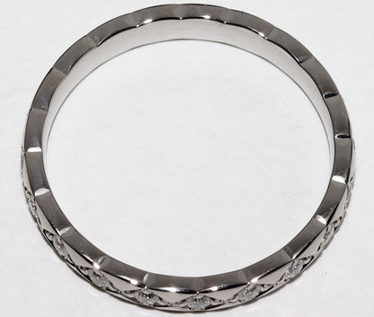 Chanel K18WG Diamond Coco Crush Ring Mini Model J11871