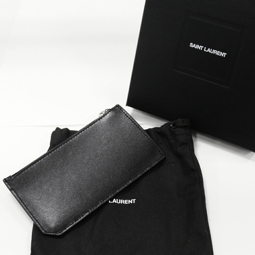 Saint Laurent Paris Calf Fragment Card Case Coin Case 609362