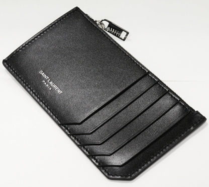 Saint Laurent Paris Calf Fragment Card Case Coin Case 609362