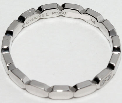 Chanel Pt950 Première Promesse Marriagering Ring J4003