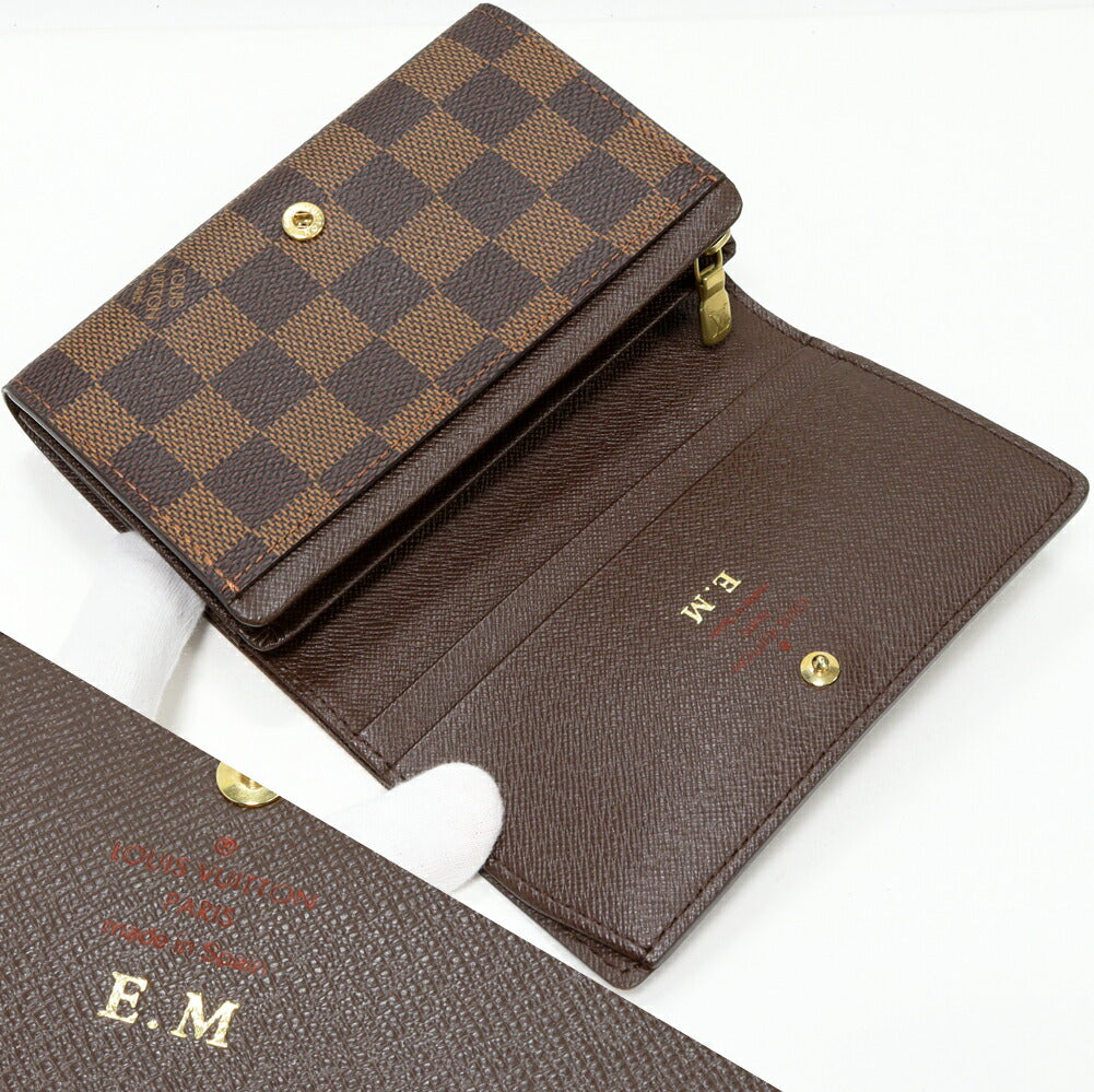 Louis Vuitton Damier Portefeuille Tresor Wallet N61736