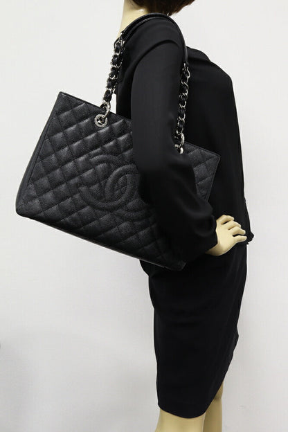 Chanel Caviar Skin GST Large Shopping Bag 2way Bag A50995