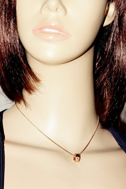 Louis Vuitton K18PG Empreinte Pendant Necklace Q93673
