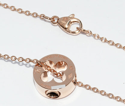 Louis Vuitton K18PG Empreinte Pendant Necklace Q93673