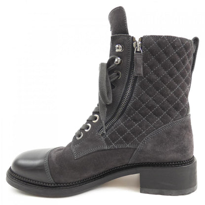 Chanel Suede Calfskin Boots