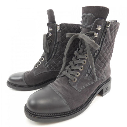 Chanel Suede Calfskin Boots